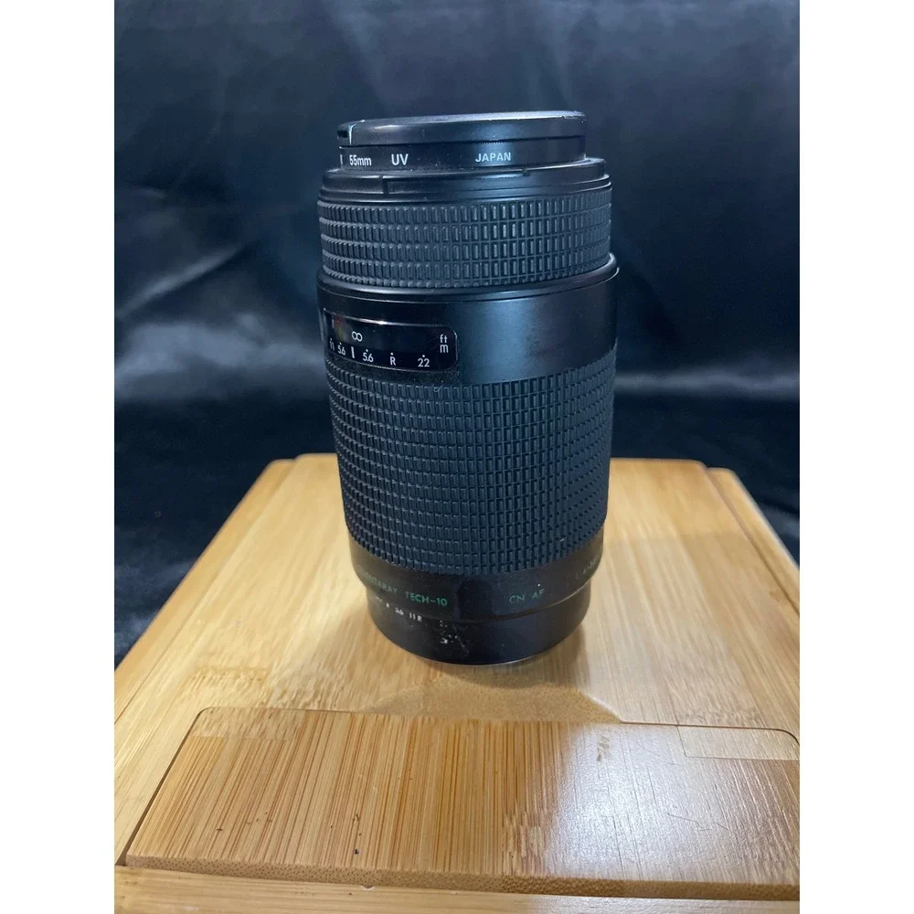 Quantaray Tech-10 75-300mm f/4.5-5.6 CN AF Lens for Canon 55mm UV Filter Japan